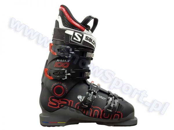 Narciarstwo > Buty narciarskie - Buty SALOMON X MAX 100 Black Anthracite 2015